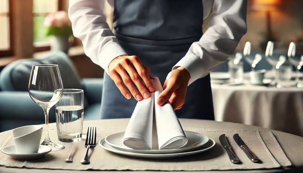 Doblar Servilletas como un Profesional: Técnicas Creativas para Restaurantes y Eventos